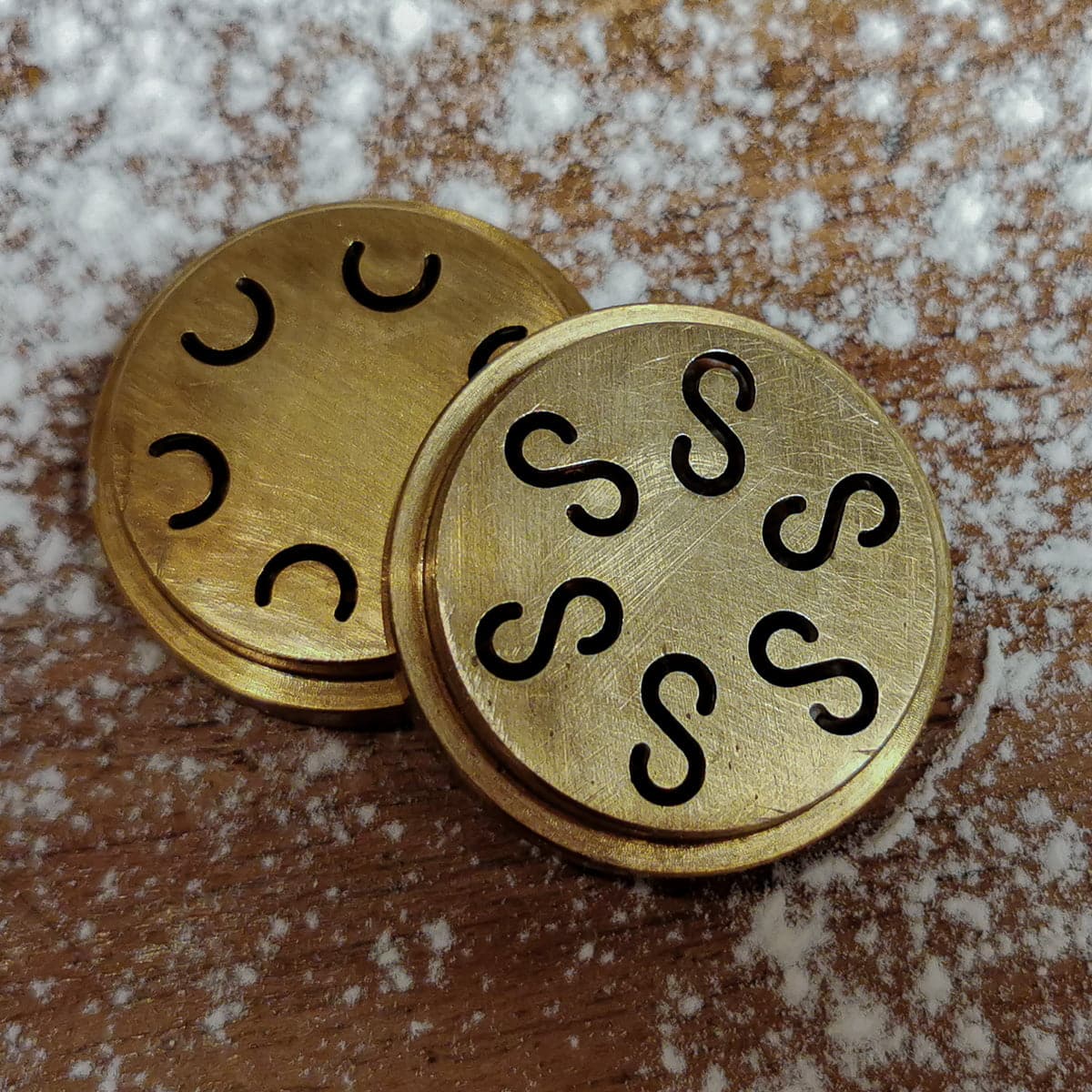 matritzen messing manuelle pasta handpresse