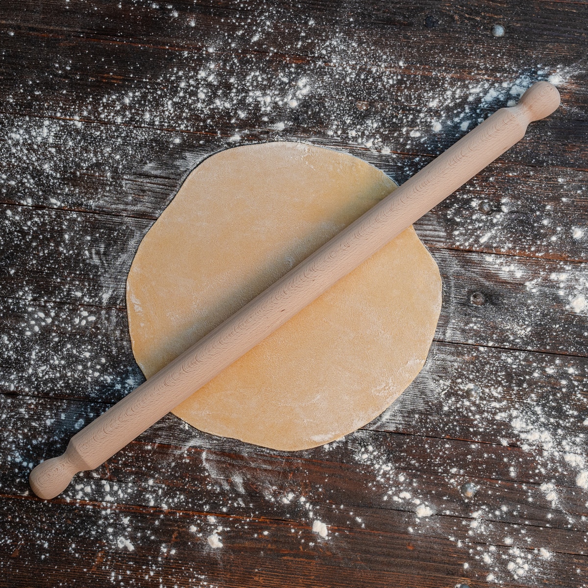 Mattarello Nudelholz Teigrolle 2 Griffe