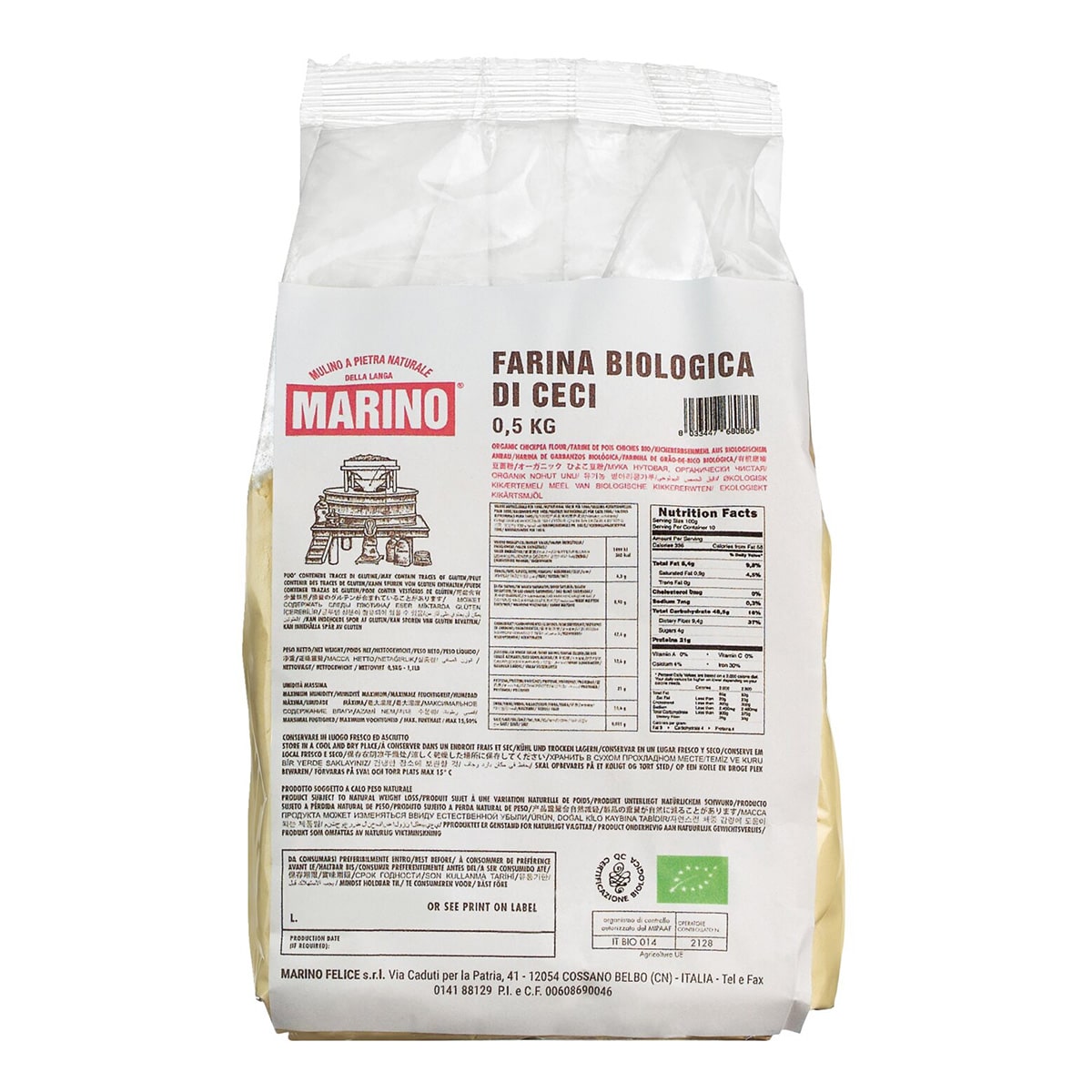 farina kichererbsenmehl mulino marino