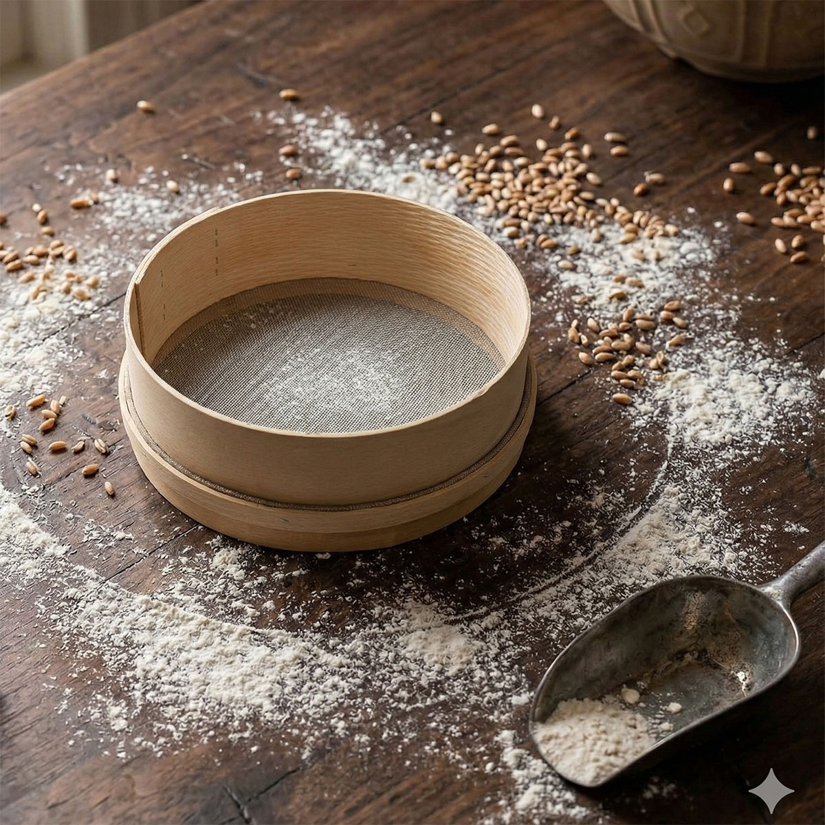 Mehlsieb / Holzrandsieb